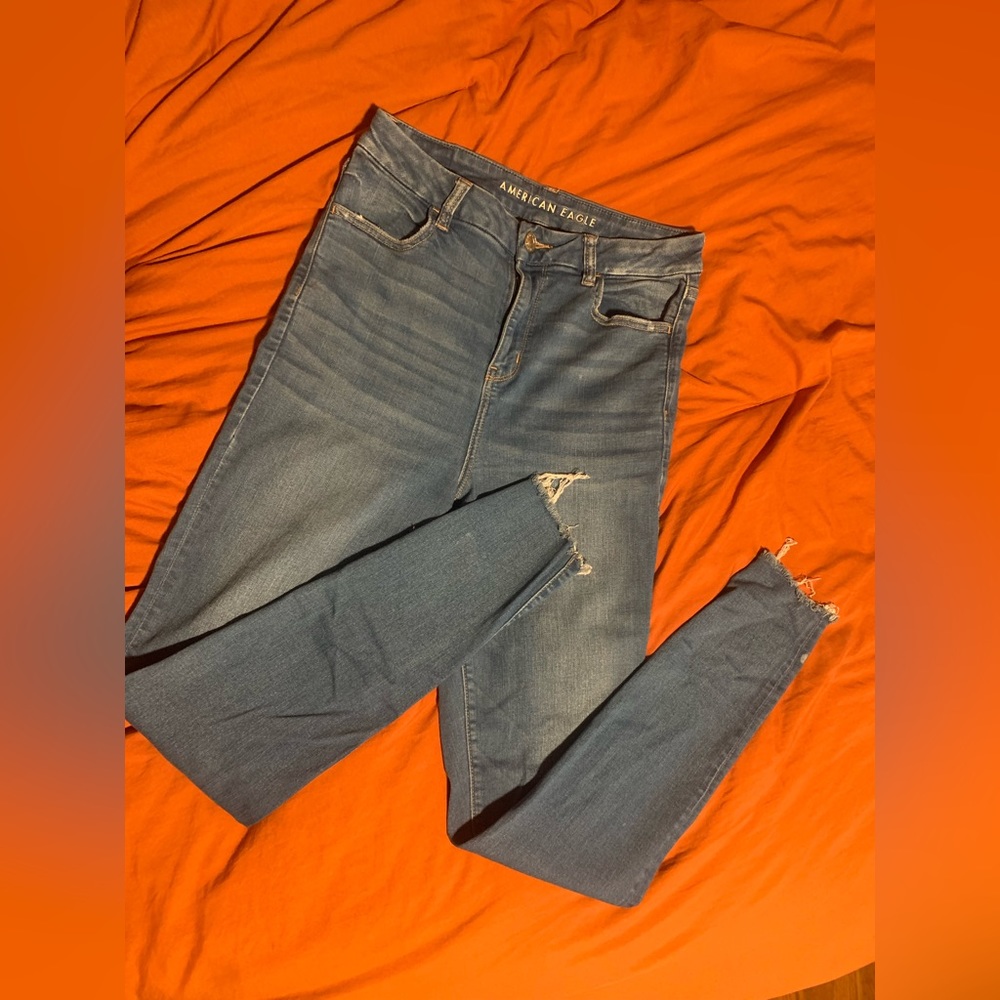 American Eagle 🦅 Curvy Hi Rise Xtra Long Jegging womens US size 10